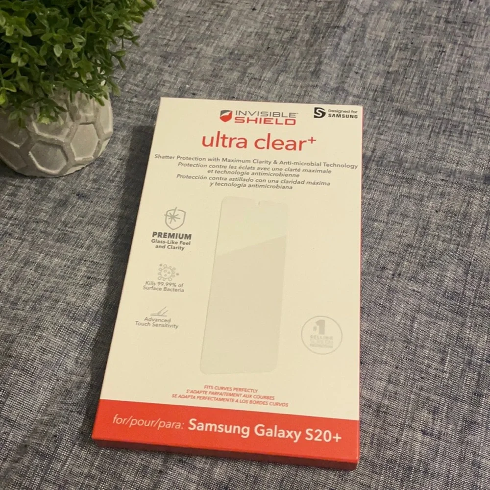 ZAGG InvisibleShield Ultra Clear+ Screen Protector for Samsung Galaxy S20+